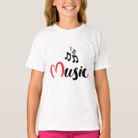 Slogan, j'aime la musique. L'amour de la musique.