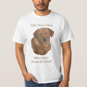 T-shirt slogan jaune d'amusement de portrait de chien de