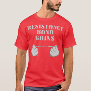 T-shirt Slogan Motivation de la bande de résistance