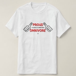 T-shirt slogan Omnivore