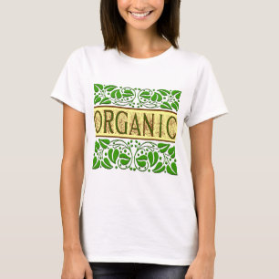 T-shirt Slogan vert bio