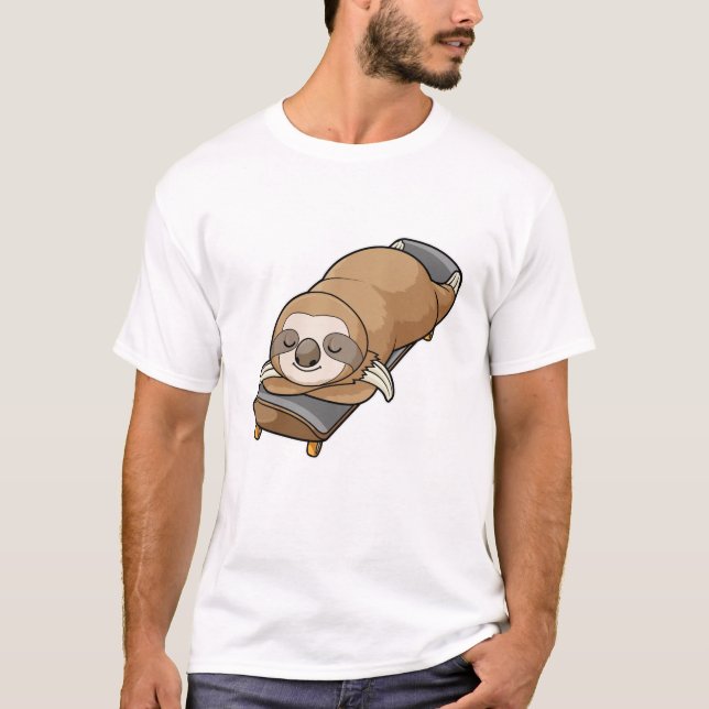 T-shirt Slot au coucher avec skateboard (Devant)