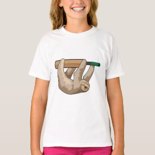 T-shirt Slot au cricket avec chauve-souris de cricket
