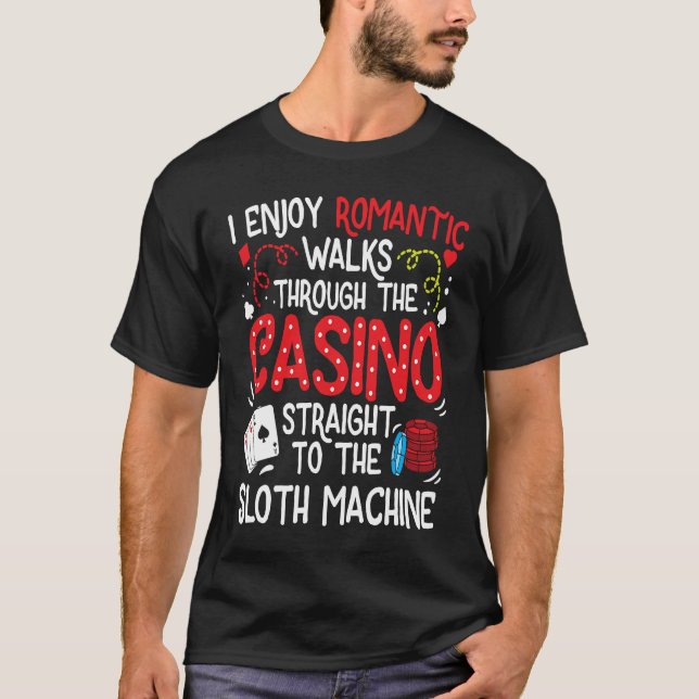 T-shirt Slot Machine Gambling (Devant)