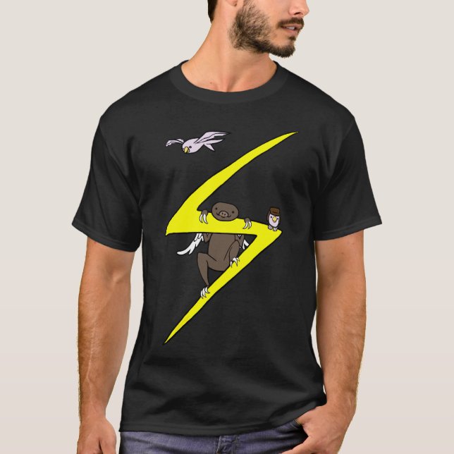 T-shirt Sloth ailée (Devant)