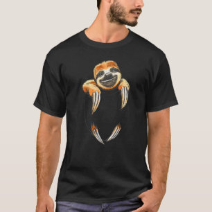T-shirt Sloth animal motif mignon sac paresse