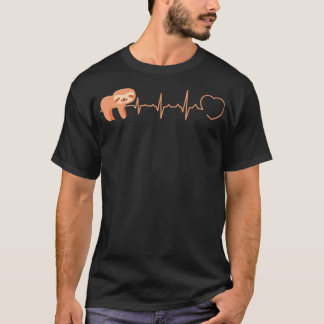 T-shirt Sloth Avec Coeur Cartbeat