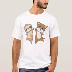 T-shirt Sloth Beagle Chien Amoureux des animaux Machines à
