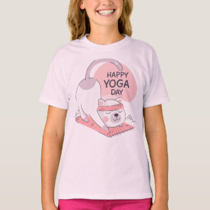 T-shirt Sloth Bonne Fête du Yoga, T-shirt Yoga Mig