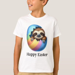 T-shirt Sloth de Pâques adorable drôle mignon