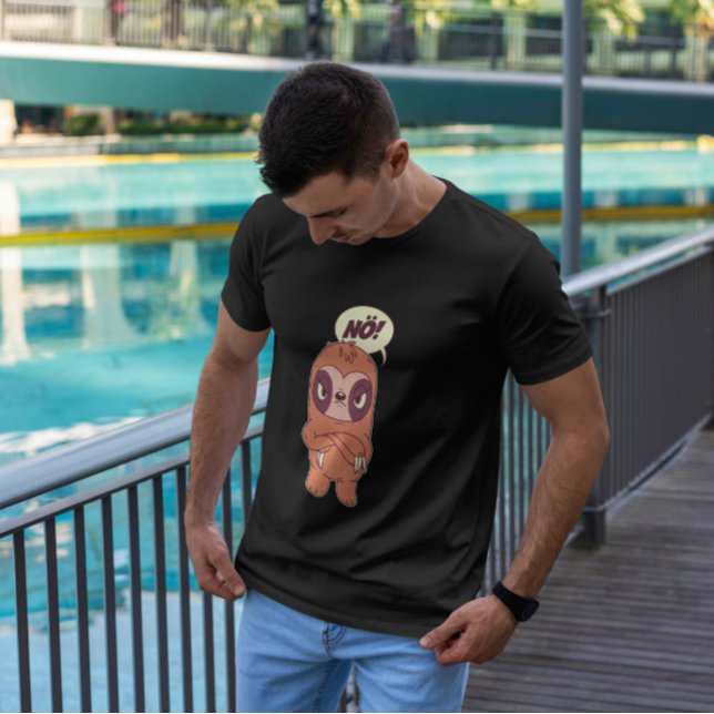 T-shirt Sloth en colère (Créateur téléchargé)