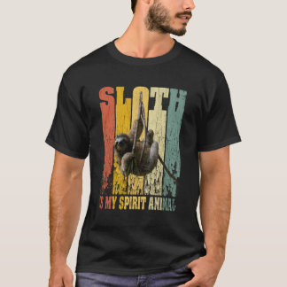 T-shirt Sloth Est Mon Esprit Animal Mignonne Sloth Funny S