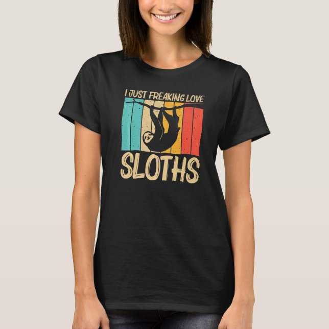 T-shirt Sloth For Men Women Lazy Sloth Animal   3 (Devant)