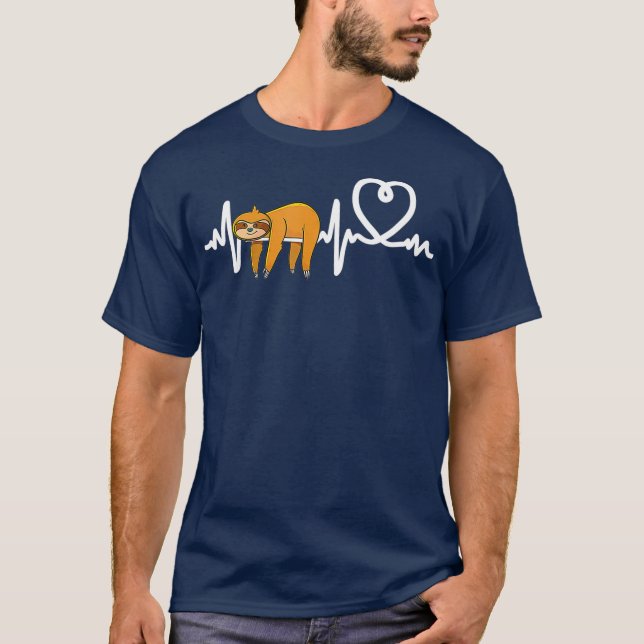 T-shirt Sloth Heart Sloths Cadfts Femme Sloth Heart (Devant)
