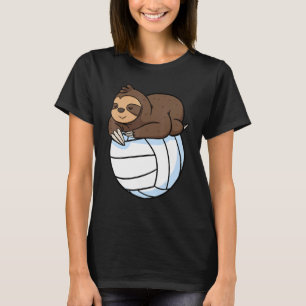 T-shirt Sloth Lazy Animal Volleyball Sport Wild Tree