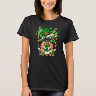 T-shirt Sloth Leprechaun Saint Patrick's Day Celebration P