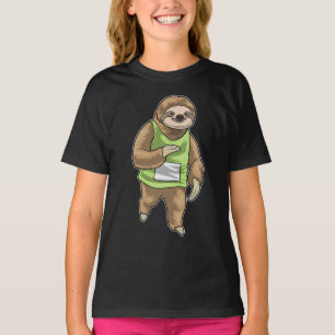 T-shirt Sloth Runner Runner Sports