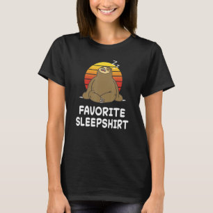 T-shirt Sloth Sloth Nap Dormir Pyjama Vintage Nig