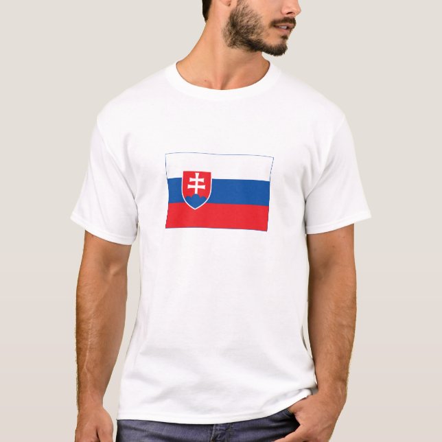 T-shirt Slovakia Flag (Devant)