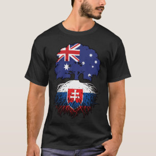 T-shirt Slovaquie Slovakie Australie Australie racine d'ar
