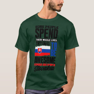 T-shirt Slovaquie Slovaquie Slovaquie Slovaque Citation de
