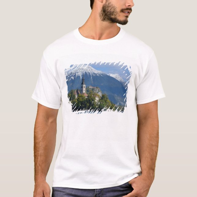 T-shirt Slovénie, Bled, Lake Bled, Bled Island, Bled (Devant)