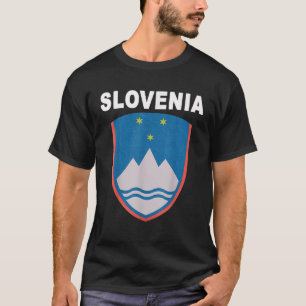 T-shirt Slovénie Cimier national Manteau d'armoiries slovè