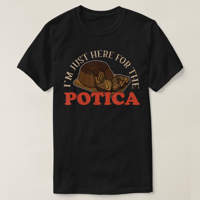 T-shirt Slovénie Potica cuisine slovène célébrato (Design devant)