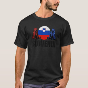 T-shirt Slovénie Slovénie Drapeau Slovénie Animal national