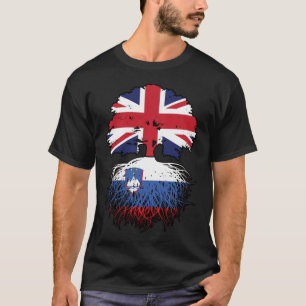 T-shirt Slovénie Slovénie Royaume-Uni Royaume-Uni