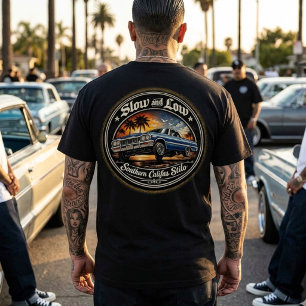 T-shirt Slow and Low Califas Stilo dos au dos
