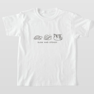 T-shirt Slow and Steady Kids
