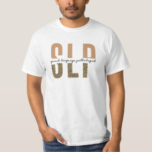 T-shirt SLP papier guépard orthophoniste cadeau
