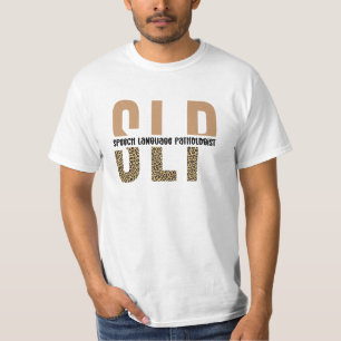 T-shirt SLP papier guépard orthophoniste cadeau