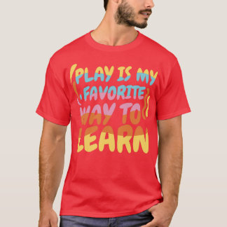 T-shirt SLP Play est ma méthode préférée pour apprendre 1