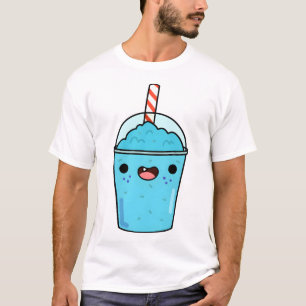 T-shirt Slushy Bleu Kawaii