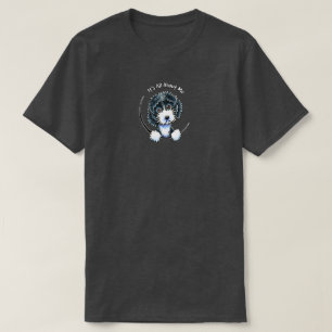 T-shirt SM noir de Cockapoo Parti IAAM