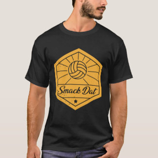 T-shirt Smack Dat Court GameTeam Volleyball Sports Serve S