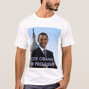 T-shirt small_obama_image, VOTE OBAMA POUR LE PRÉSIDENT