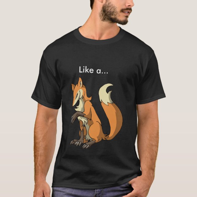 T-shirt Smart aiment un renard (Devant)