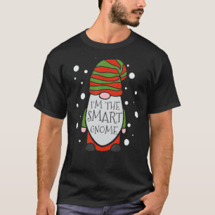 T-shirt Smart Gnome Matching Family Group Funny Christma