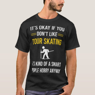 T-shirt Smart People Patinage