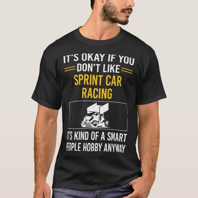 T-shirt Smart People Sprint Voitures Course (Devant)