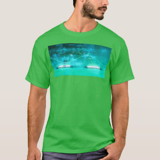 T-shirt Smart Phone Banking Online comme un concept Fintec