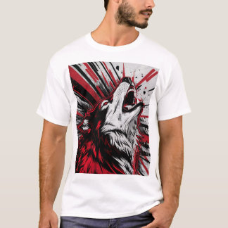 T-shirt Smart Wolf - The Wise Guardian