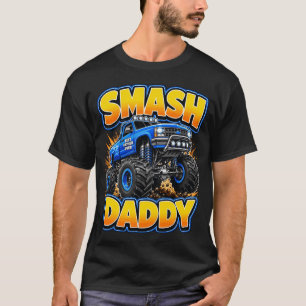 T-shirt Smash Daddy Monster Truck pour la Fête des