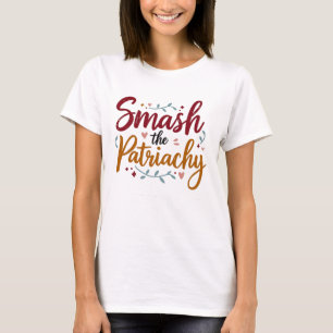 T-shirt Smash le Tee féministe coloré du patriarcat