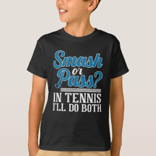 T-shirt Smash Ou Pass Tennis Joueur Tennis Ball