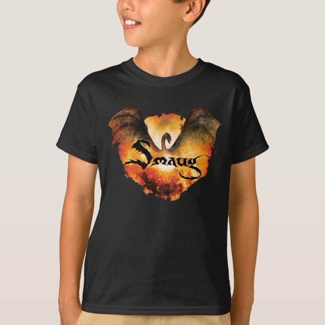 T-shirt SMAUG™ au-dessus de Laketown (Devant)