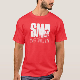 T-shirt SMD, pièce en t virile superbe de type